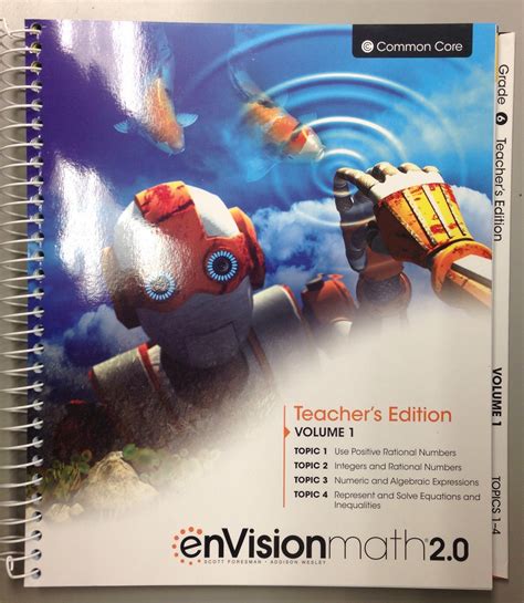 Envision Math 20 Grade 6 Teachers Edition Volume One By Dsf