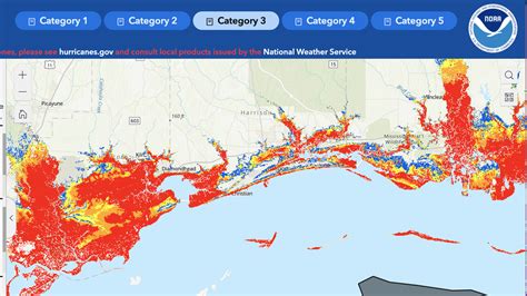 Hurricane Storm Surge Map