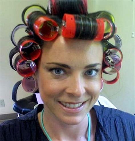 Pin By Beted On Curlers Hair Rollers Sleep In Hair Rollers Hair Curlers