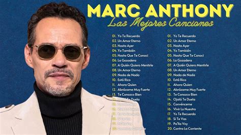 Marc Anthony Mix 2024 30 Mejores Canciones Sus Mejor Exitos Marc