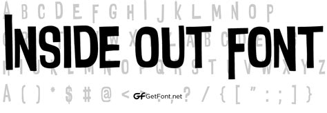 Download the "Inside Out" Font Now! - GetFont