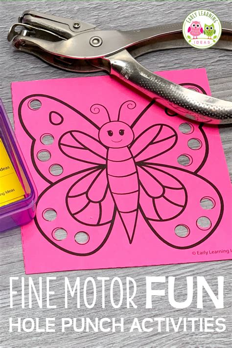 Fun Fine Motor Hole Punch Activities For Preschool To Use All Year Artofit