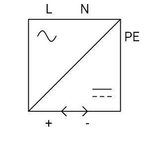 Inverter | IEC Symbols