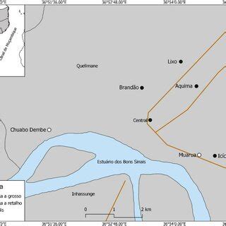 Mapa Da Localiza O Geogr Fica De Locais De Coleta De Dados