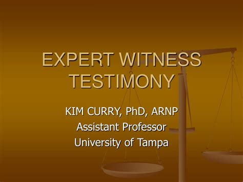 Ppt Expert Witness Testimony Powerpoint Presentation Id168206