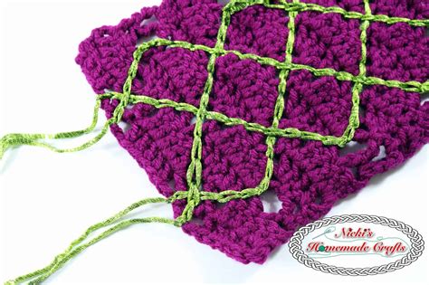 Beautiful Diamond Crochet Scarf Free Crochet Pattern Nicki S Homemade Crafts