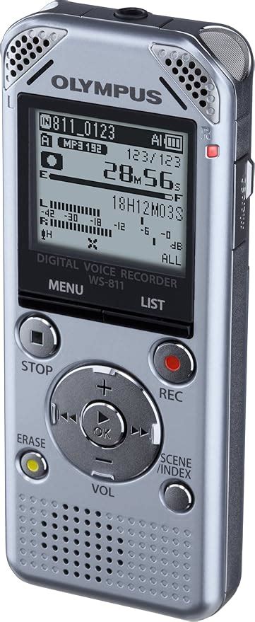 Olympus Ws Digital Stereo Voice Recorder With Flash Gb Memory Wma