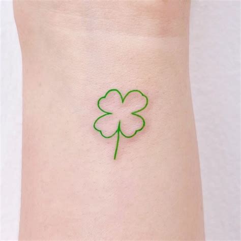 Trevo 4 Folhas Tatuagem - Tatuagem trevo 4 folhas – 40 tattoos lindíssimas para fazer!