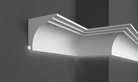 Купить Карниз фасадный для скрытого освещения Prestige decor KC 305LED ...