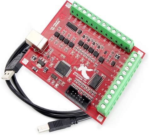 Amazon RATTMMOTOR 4 Axis CNC USB Mach3 Controller Breakout Board