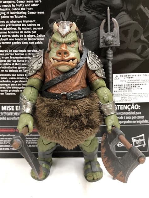 Star Wars The Black Series Gamorrean Guard In Hand Images