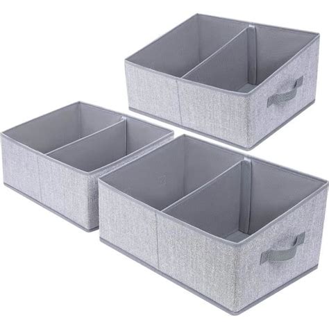 Dimj Lot De Boites De Rangement Ouvertes Pliables Panier De