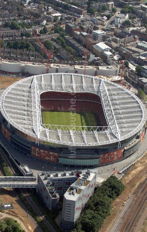 London Von Oben Sportst Tten Gel Nde Der Arena Des Stadion Emirates