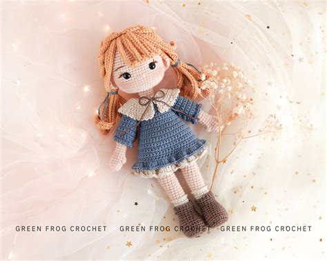 Doll Jinny Amigurumi Pattern Doll Crochet Pdf Pattern Etsy Uk