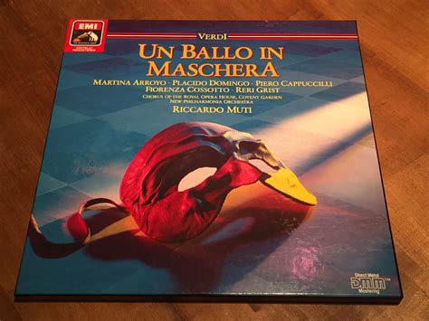 Verdi Un Ballo In Maschera Muti Martina Arroyo Placido Domingo Emi 2 Lp