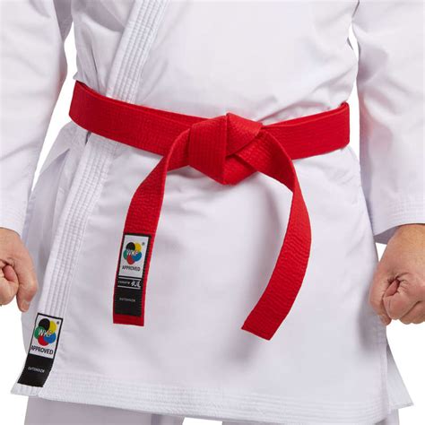 Outshock Wkf Karate Belt 31m Red Decathlon