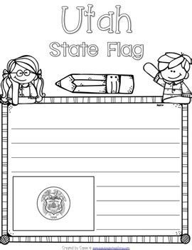 Utah State Symbols Notebook by Easy Peasy Teaching | TpT