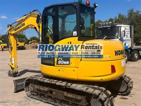 Komatsu PC80MR 5 Zero Tail Swing Mini Digger