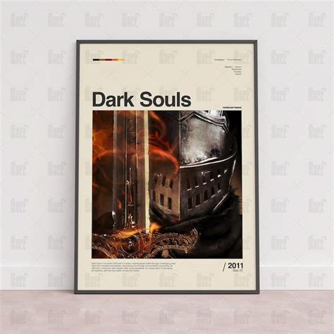 Dark Souls Poster Gaming Room Poster Gaming Wall Poster Gaming Print