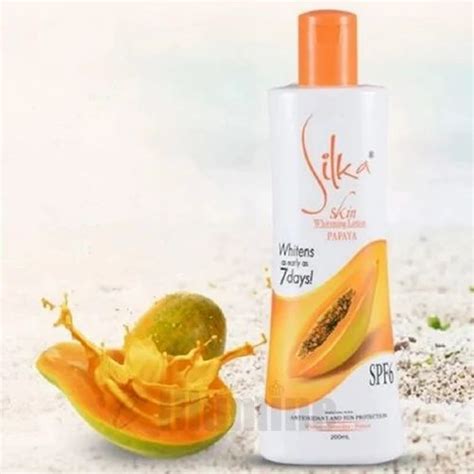 Herbal Silka Skin Whitening Papaya Lotion For Full Body Packaging Size 200 Ml At Rs 899