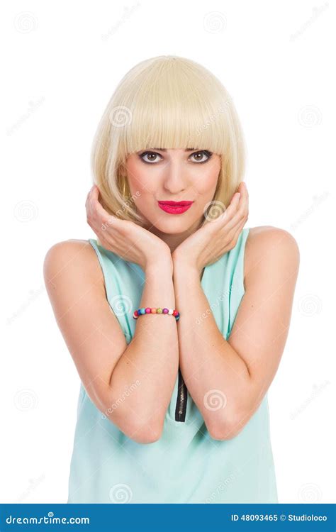 Blonde Lindo Imagen De Archivo Imagen De Tiro Atractivo