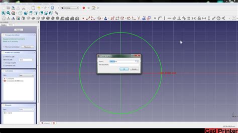 Freecad Tutoriel 03 Bien débuter Paramètres et contraintes d ésquisse