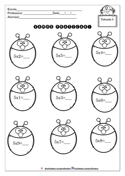 Atividade De Matematica 3 Ano Multiplicação E Divisão