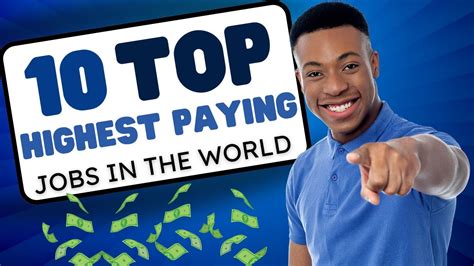 Top 10 Highest Paying Jobs In The World Youtube