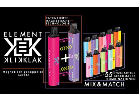 E Shisha To Go Klik Klak Blueberry Raspberry Blaubeere Himbeere