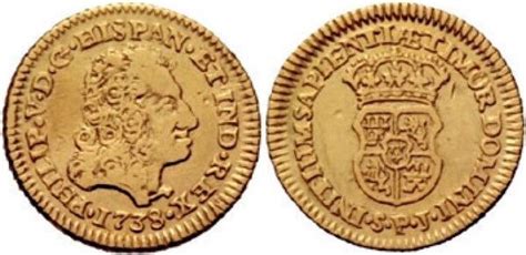 ½ Escudo Philip V Seville mint 1st type Spain Numista