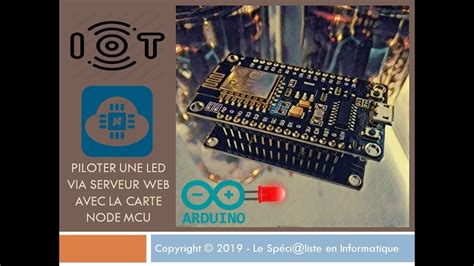 Node Mcu Esp8266 Piloter Une Led Via Serveur Web Tutorial 3 [fr] Youtube