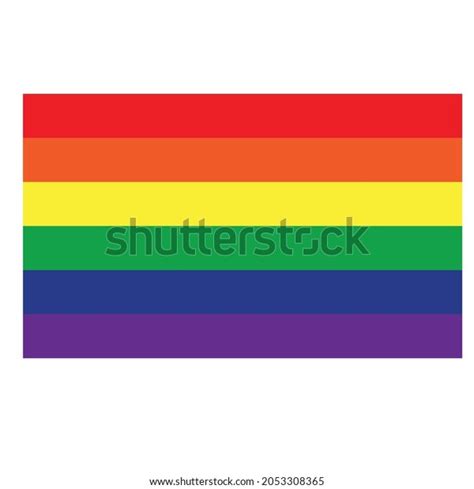 Pride Flag Illustration Lgbt Community Symbol เวกเตอร์สต็อก ปลอดค่าลิขสิทธิ์ 2053308365