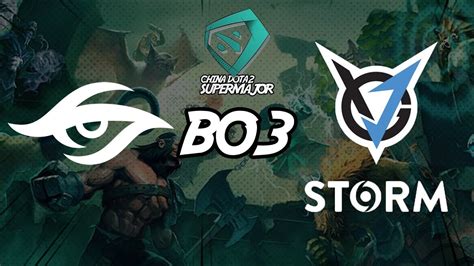 Team Secret Vs VGJ Storm Game 1 SuperMajor 2018 Bo3 YouTube