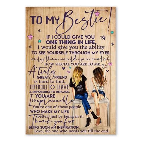 inspiration gift  bestie poster friends