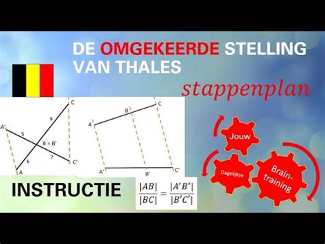 Instructievideo De Omgekeerde Stelling Van Thales YouTube