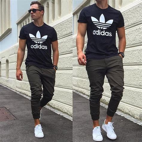 How To Style Adidas Superstar Men 18 Outfits With Adidas Sneakers Estilo Masculino Moda