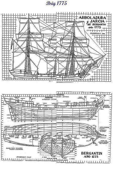 Brig 1775 ship model plans Best Ship Models