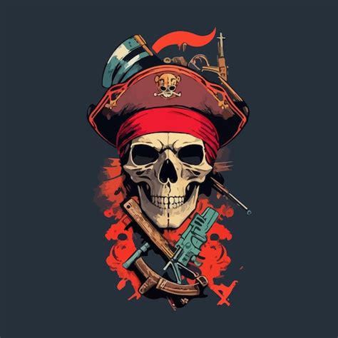 Premium Vector Vector Vector Of Pirates Skull Logo Illustration