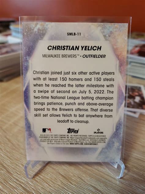 Topps Series Baseball Smlb Christian Yelich Stars Of Mlb Ebay