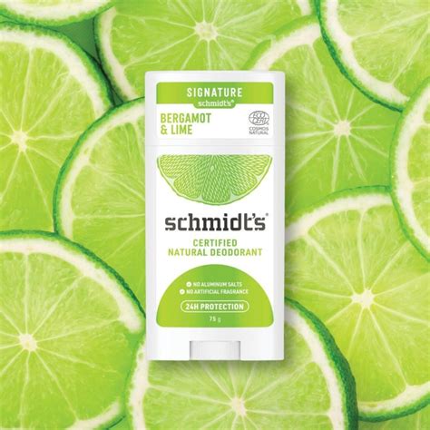 Bergamot Lime Natural Deodorant Stick Schmidt S