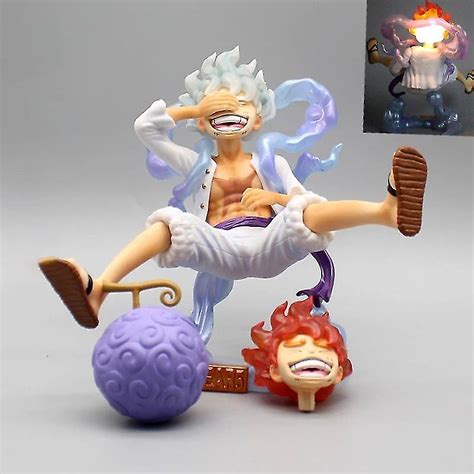 One Piece Luffy Gear Anime Action Figur Solgud Nika Luffy Figurin