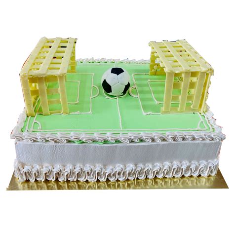 Football Theme Cake - livefreshcakes.com