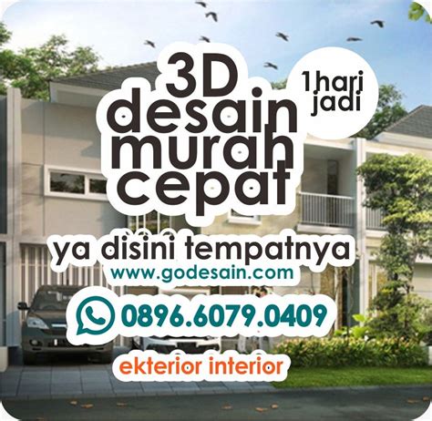 solusi murah jasa desain  rumah interior ekterior fasat bangunan