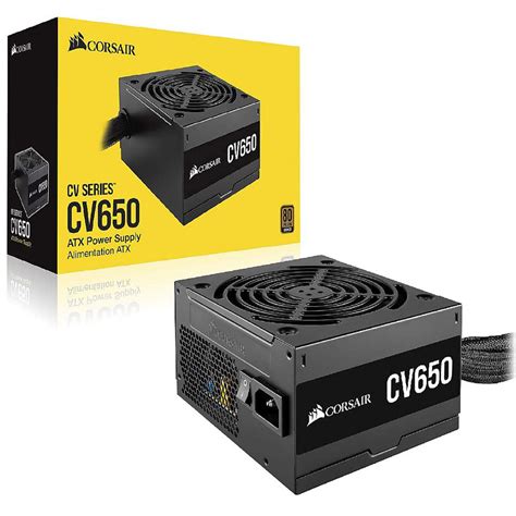 Fuente De Poder Corsair CV650 650w Certificada 80 Bronce Gaming