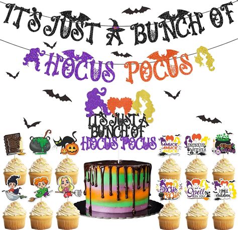 Amazon Hocus Pocus Party Decorations It S Just A Bunch Of Hocus