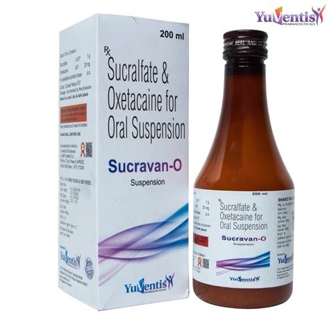 Sucravan O Sucralfate Oxetacaine For Oral Suspension Ml At Rs