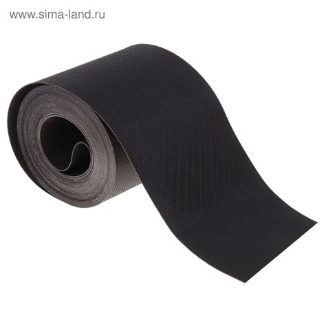 Лента бордюрная, 0.2 × 30 м, толщина 1.2 мм, пластиковая, коричневая ...