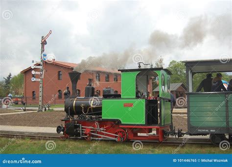 Narrow Gauge Steam Railway Train Editorial Image - Image of train ...