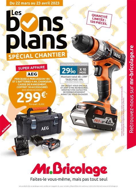 Calaméo MR BRICOLAGE CATALOGUE BONS PLANS CHANTIER