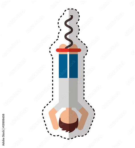 bungee jumping extreme sport vector illustration design Stock Vector ... 